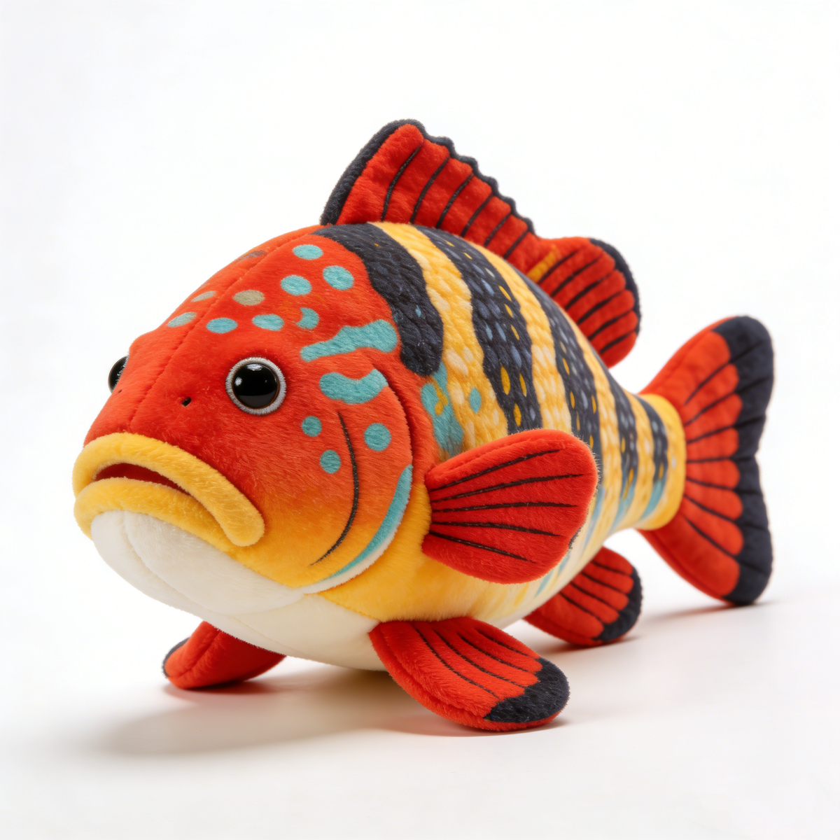 Colorful Grouper Plush Toy