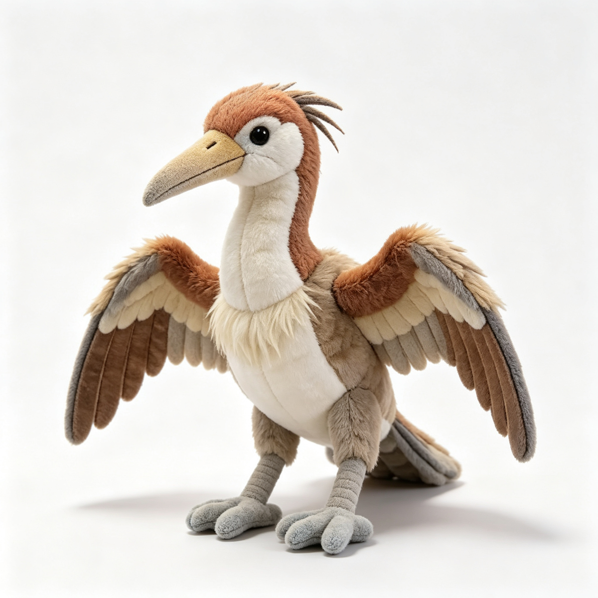 Vintage & Realistic Archaeopteryx Plush Doll