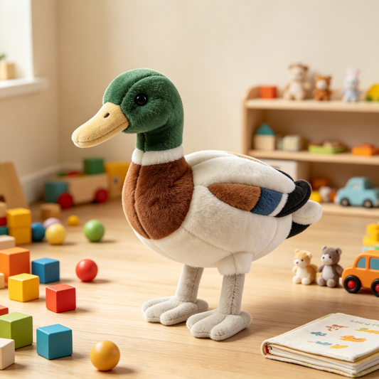 Vivid & Realistic Mallard Duck Plush Doll