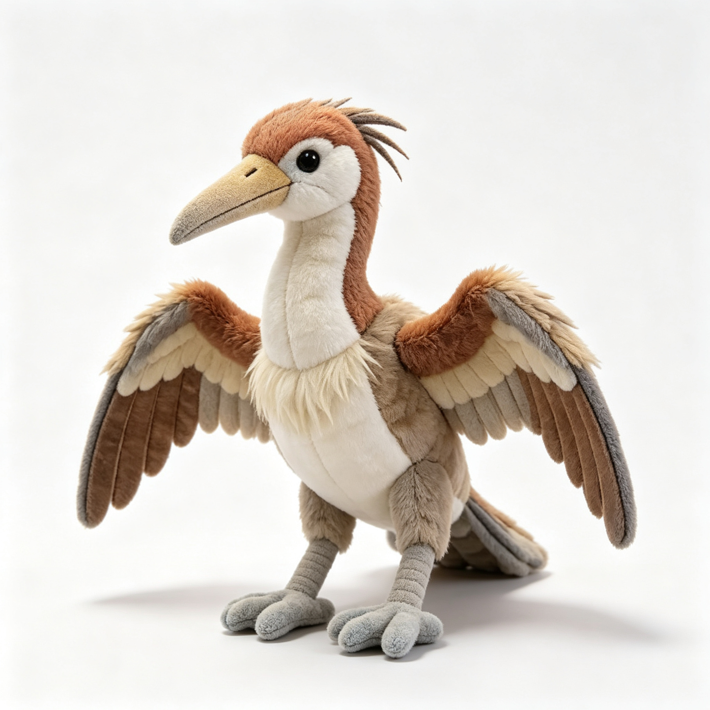 Vintage & Realistic Archaeopteryx Plush Doll